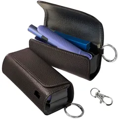 ケース レザー イルマアイ対応 イルマｉ対応 カラビナ取付け用フック付き イルマ対応 レザー調 アイコス対応