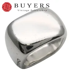 【中古】 シャネル リング・指輪 スクエア ロゴ シルバー925 約22.7g シルバー アクセサリー レディース 女性 CHANEL