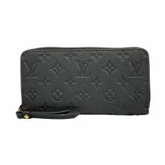 ルイ・ヴィトン(Louis Vuitton) ルイ・ヴィトン 長財布 モノグラム・アンプラント ジッピーウォレット M61864 ノワールレディース