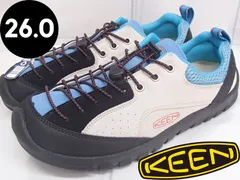 【キーン】ジャスパー ロックス エスピー メンズ スニーカー ホワイト（グレー）×ブルー 26㎝ 251230W003