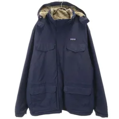 patagonia パタゴニア イスマス ジャケット L ネイビー 27021 裏ボア アウトドア メンズ 古着