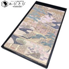 訪問着 吉野一廉 美しい辻が花絞り 深紫色 縮緬 K-4791 - メルカリ