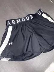 UNDER ARMOUR アンダーアーマー レディース ハーフパンツ ブラック トラック ショーツ