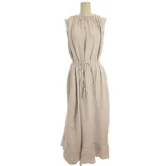 ジェラートピケ gelato pique ノースリーブ ワンピース ロング ホワイト系 F