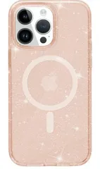 ★R-fun クリスタルグリッター マグネットケース iPhone 12/12 Pro ケース [黄ばみ防止] [軍事グレードの保護] iPhone 12 Pro (6.1 インチ) 対応 ローズゴールド