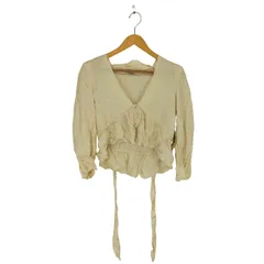 ザラ ZARA 花柄ブラウス レディース  XS