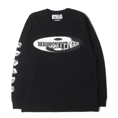 【美品】CHALLENGER チャレンジャー Tシャツ ブラック 黒 サイズ:XL | 21AW NEIGHBORHOOD コラボロゴ ロングスリーブ Tシャツ (MIX LOGO SKULL L/S TEE) | トップス カットソー 長袖【メンズ】【中古】