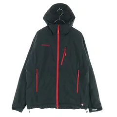 Mammut マムート ワンポイントロゴ ツートンカラー 長袖 プリマロフト マウンテンパーカー S ブラック メンズ 古着