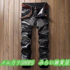 デニムパンツ メンズ ジーンズ ジーパン チノパン ダメージ カーゴパンツ スリム バイク ジョガーパンツ ストレッチ ボトムス 大きいサイズ 細身33333