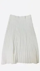 スカート ロング丈 白