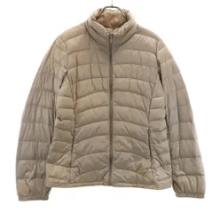 UNIQLO ユニクロ ウルトラライトダウンジャケット L アッシュブラウン レディース 古着
