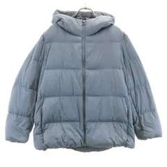 UNIQLO ユニクロ ウルトラライトダウンジャケット L ブルーグレー レディース 古着