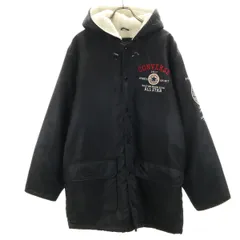 CONVERSE ALL STAR コンバースオールスター 中綿コート L ブラック 裏ボア メンズ 古着