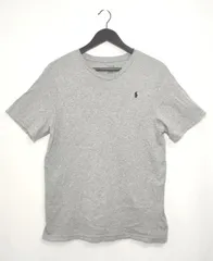 【221136】POLO RALPH LAUREN ラルフローレン  半袖Tシャツ　コットン100％　ロゴ刺繍　XL メンズ  ・ グレー