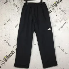 プーマ ウォームアップ トレーナー パンツ スポーツ ズボン ブラック L 4400098