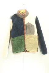 【中古】 KRIFF MAYER メンズフリースジャケット M シャギーボアジャケット KRIFF MAYER M マルチカラー 無地