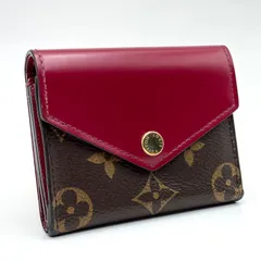 Louis Vuitton ルイヴィトン / モノグラム / ポルトフォイユ ゾエ / フューシャ レッド ワインレッド 赤 / レディース / 三つ折り 財布 ミニ / M62932