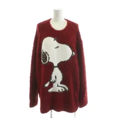 ジェラートピケ gelato pique × ピーナッツ PEANUTS スヌーピー ジェラートJQDプルオーバー ルームウェア 部屋着 長袖 F 赤 レッド 白 ホワイト PWNT215006 /AN61