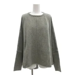 ミズイロインド mizuiro ind ニット セーター 長袖 ドルマンスリーブ グレー /AE