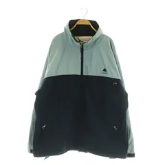 バートン BURTON ジップアップジャケット バイカラー ハイネック XL ライトブルー ネイビー /MY ■OSのサムネイル