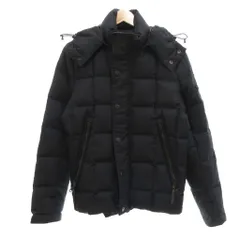 ナノユニバース nano universe 西川ダウン 美品 カグラダウンジャケット フード付き M ダークネイビー系 /UOのサムネイル