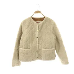 トラディショナルウェザーウェア Traditional Weatherwear ARKLEY ボアジャケット キルティングジャケット ノーカラー 34 アイボリー /ES ■OS