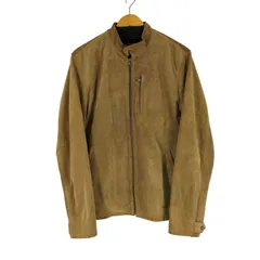 バナナリパブリック BANANA REPUBLIC スエードレザー シングルライダースジャケット メンズ JPN：L 