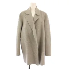 セオリー Theory チェスターコート アウター ミドル丈 前開きトッパー ワンカラー ウール カシミヤ混 S グレー /BB