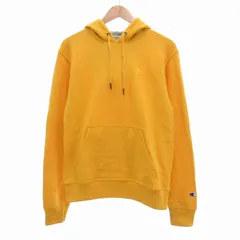 チャンピオン CHAMPION パーカー フーディー 裏起毛 オーバーサイズ L 黄 イエロー /UO ■MA