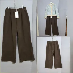 暖かく起毛 厚手 コーデュロイ ズボン L n2704 未使用