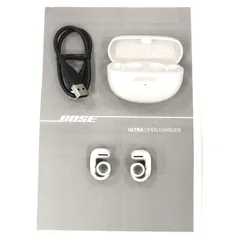 中古 Bose Ultra Open Earbuds 完全ワイヤレスイヤホン ultra-openearbuds-w ホワイト 【可(C)】