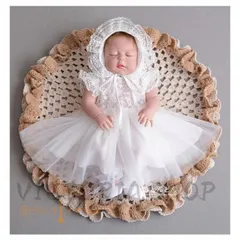 【新品・未使用】ベビードレス セレモニードレス 新生児 2セット ノースリーブ ベビードレス 新生児 ベビードレス 退院 女の子 ベビー ドレス 出産祝い