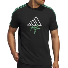 [アディダスゴルフ] グラフィック Tシャツ [ブラック] [Free Size]