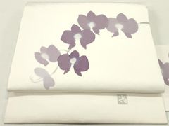 高久尚子 高久空木娘 ローケツ染 九寸名古屋帯 鳥 未使用品 正絹 D239 
