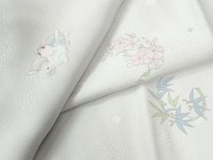 長襦袢 正絹 精華 手描き うさぎ ピンク 未仕立て 少々難あり - メルカリ