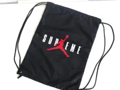 【226972】supreme シュプリーム  AIR JORDAN ジョーダン コラボ　ナップサック ブラック