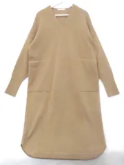 美品 ハウスオブロータス ティアード ベロア ワンピース ロング ブラウン M 美品 ハウスオブロータス ティアード ベロア ワンピース ロング