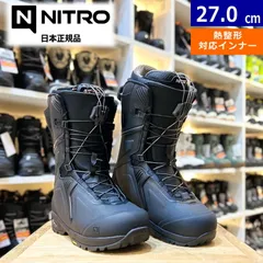 25-26 NITRO CAPITAL TLS+ カラー:Black 27cm ナイトロ キャピタル メンズ スノーボードブーツ 熱成型対応のサムネイル