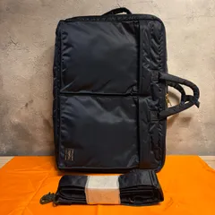 PORTER TANKER 3WAY ビジネスバッグ アイアンブルー 極美品 リュック ショルダー ブリーフケース 保存袋付