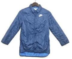 【225856】NIKE ナイキ  キルティング　中綿ジャケット　レディース着用可　サイズ140  ・ ネイビー