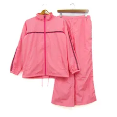 チャンピオン セットアップ 上下セット ジャージ ウィンドブレーカー スポーツウエア レディース Lサイズ ピンク Champion 【中古】