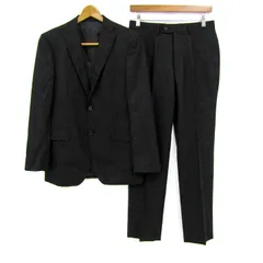 ミスタージュンコ スーツ セットアップ 上下セット ジュンコシマダ ブラックリスト メンズ YMサイズ ブラック Mr.JUNKO 【中古】