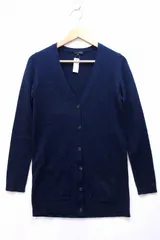 【227400】theory セオリー  カシミヤ100％ ポケットデザイン Vネック ニットカーディガン  S 2303743