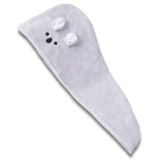 アニマル ヘアドライタオル (グレー, 1)