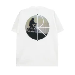 POLAR T-SHIRT ポーラー Tシャツ FILL LOGO BMX DREAMS WHITE　スケートボード スケボー