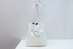 【228282】BOND MINI VASIC ヴァジック  ボンドミニ レザー ハンドバッグ トート ショルダーバッグ ホワイト