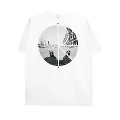 POLAR T-SHIRT ポーラー Tシャツ FILL LOGO HAPPY SAD WHITE　スケートボード スケボーのサムネイル
