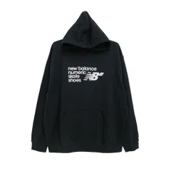 NEW BALANCE NUMERIC HOOD ニューバランス ヌメリック パーカー NUMERIC FRENCH TERRY BLACK　スケートボード スケボー