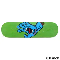 SANTA CRUZ DECK サンタクルーズ デッキ TEAM SMU SCREAMING HAND GREEN 8.0　スケートボード スケボーのサムネイル