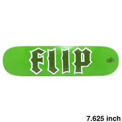 FLIP DECK フリップ デッキ TEAM YOUNG ONE CANCELLED GREEN 7.625　スケートボード スケボーのサムネイル